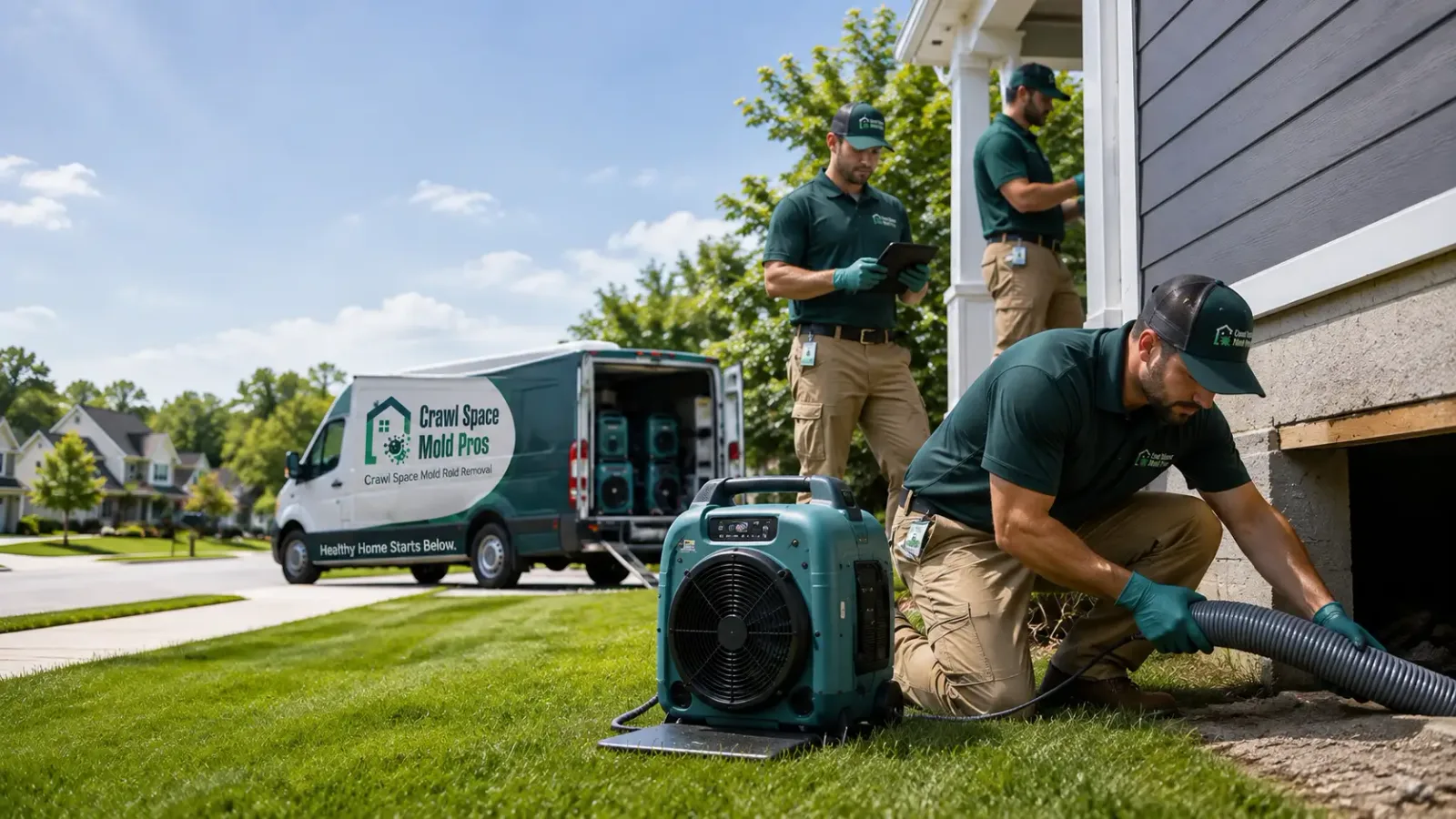 Crawl Space Mold Removal in Pine, CO